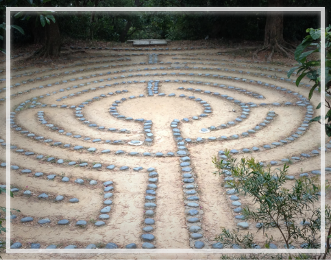 Labyrinth made of stones